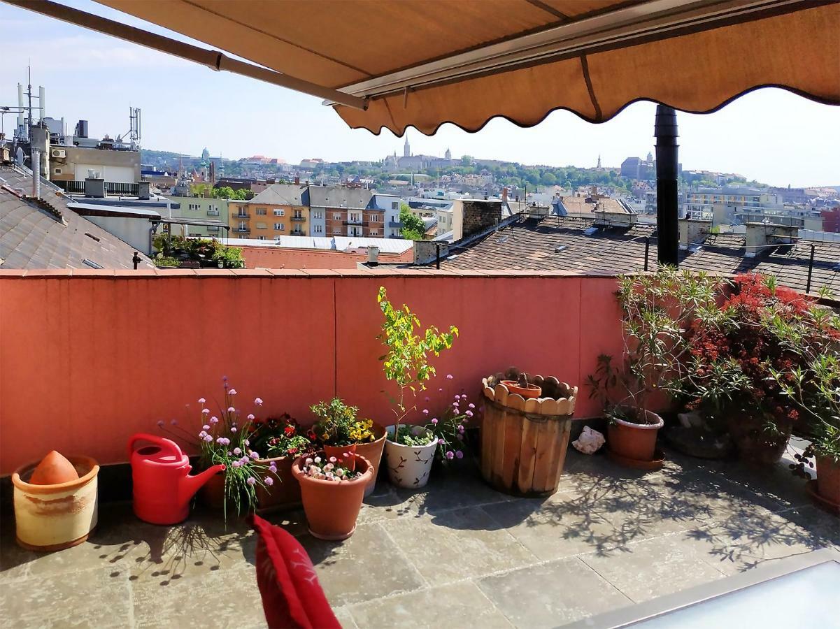 בודפשט Margaret Apartment For 5 People With Panorama Terrace מראה חיצוני תמונה