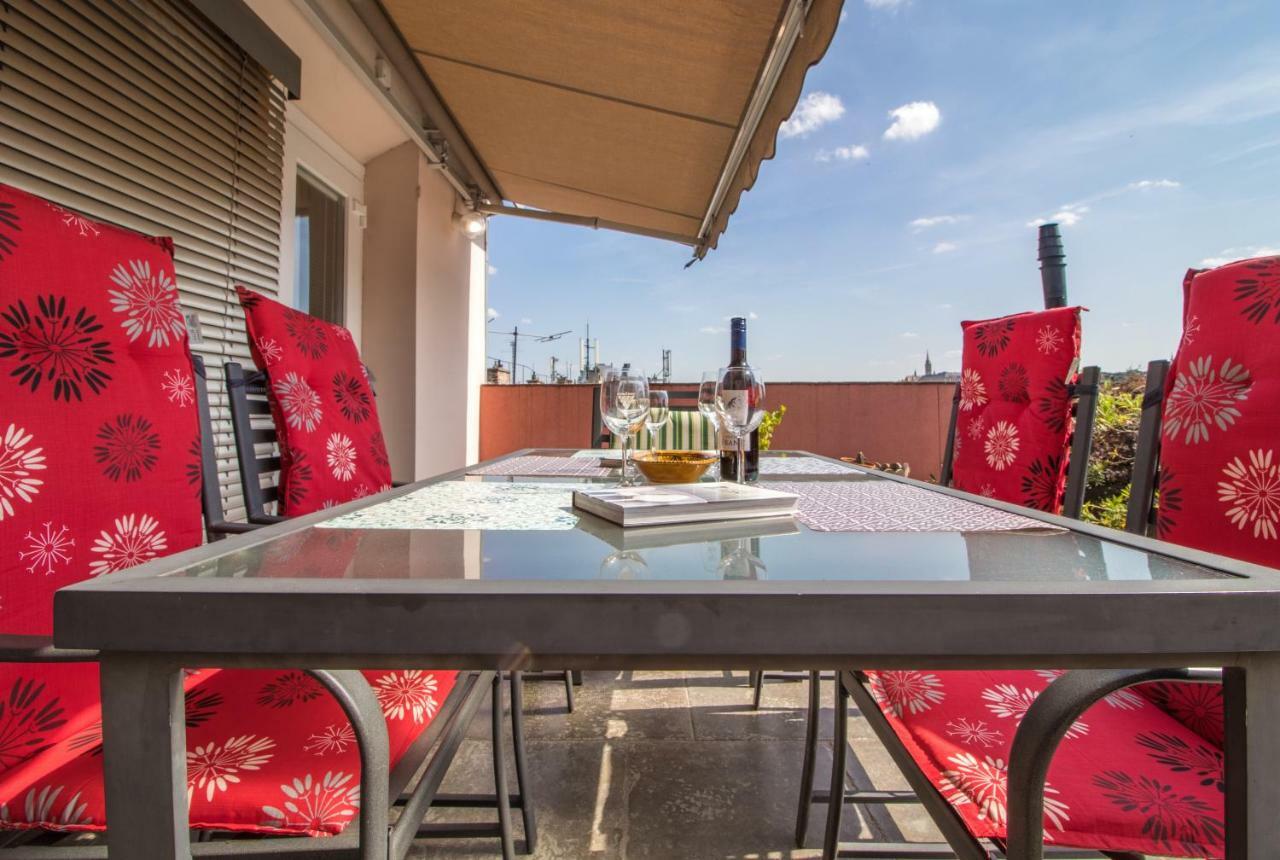 בודפשט Margaret Apartment For 5 People With Panorama Terrace מראה חיצוני תמונה